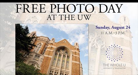 Announcing Free Photo Day The Whole U