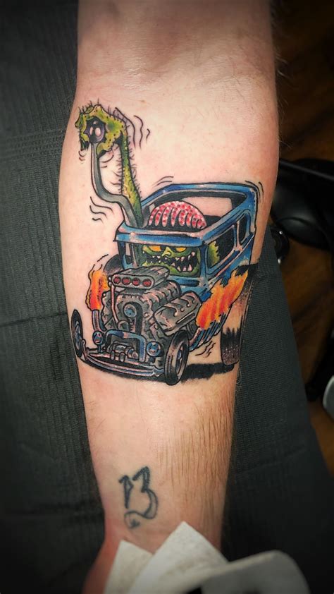 Rat Fink Hot Rod Tattoos Hopradical