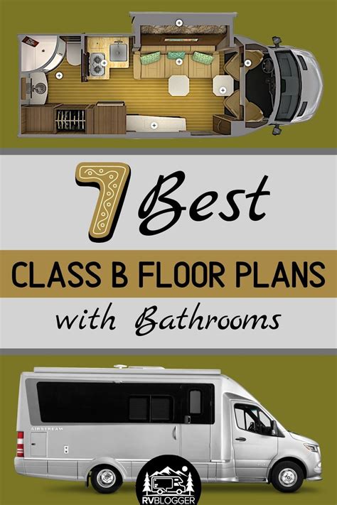 Best Class B Floor Plans With Bathrooms Rv Floor Plans Class B Camper Van Best Campervan