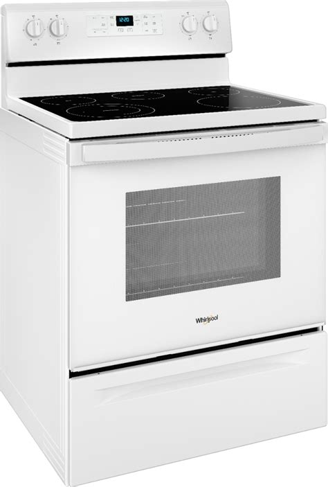 questions and answers whirlpool 5 3 cu ft freestanding electric range white wfe505w0hw best buy
