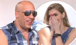Vin Diesel Creeps Towards Brazilian Reporter As He Flirts During