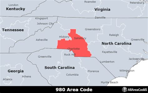 336 Area Code Map