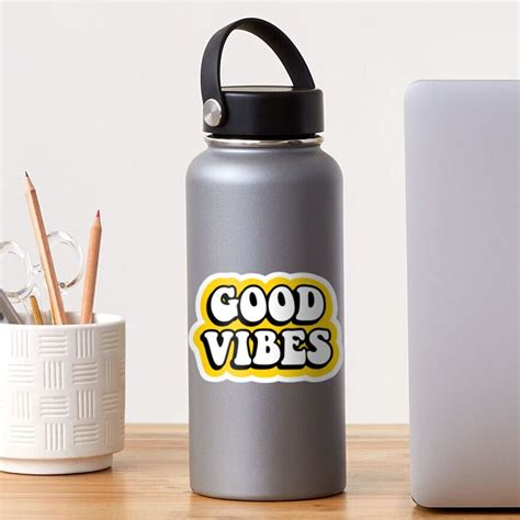 Good Vibes Sticker For Sale By Abbyconnellyy Redbubble