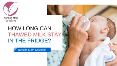 How Long Can Breast Milk Stay In The Fridge Nursing Mom Solutions