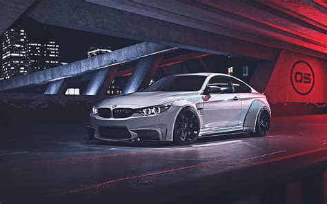Bmw M4 Gts 2018 F82 Front View Luxury Sports Coupe White M4
