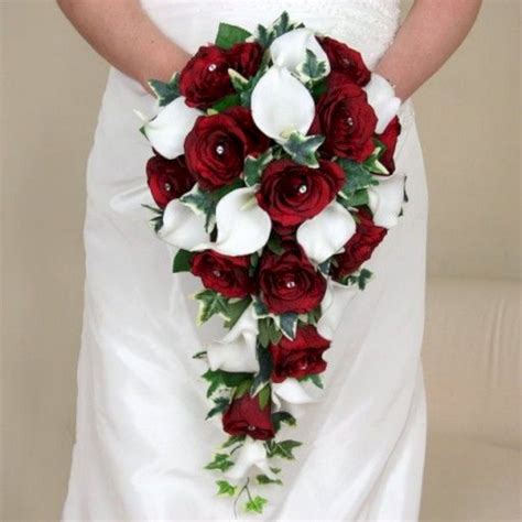 Luxurious Calla Lily Bouquet Burgundy For Best Wedding Bouquet
