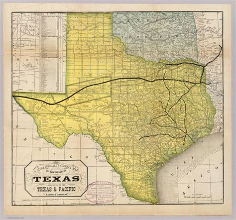 Railroad Map Of Texas 1876 Lunaservlet