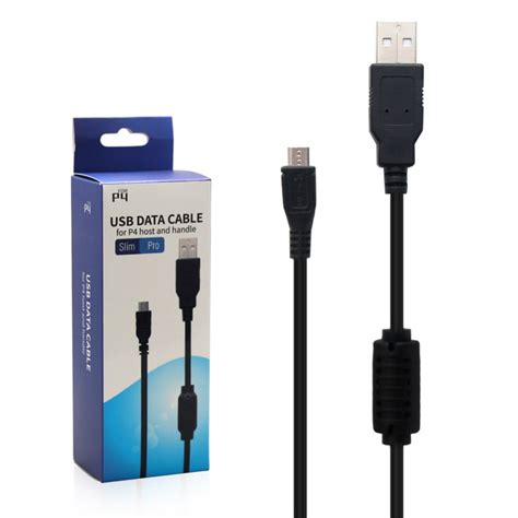 Usb Charging Data Cable For Sony Ps4slimpro Sync Cord Game Controller