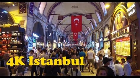 Walk Around Istanbul 4k Grand Bazaar Youtube