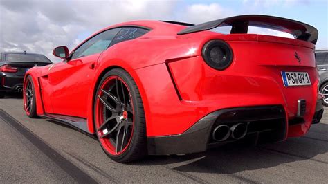 Novitec Rosso Ferrari F12 N Largo Start Revs Drag Races Youtube