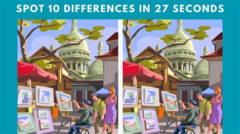 Spot The Difference Can You Spot 10 Differences Between The Painting