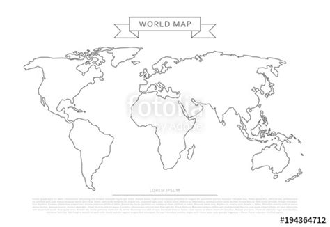 World Map Vector Outline At Vectorified Com Collection Of World Map Vector Outline Free For