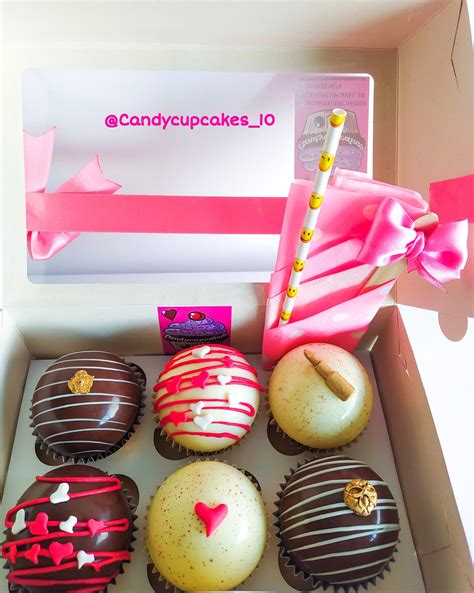 Candy Cupcakes Bogota Esferas De Chocolate Cinta Decorado