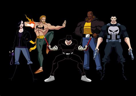 Tv Show The Defenders Daredevil Iron Fist Jessica Jones Luke Cage