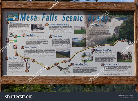 Mesa Falls Scenic Byway Idaho Usa Stock Photo 1801366480 Shutterstock