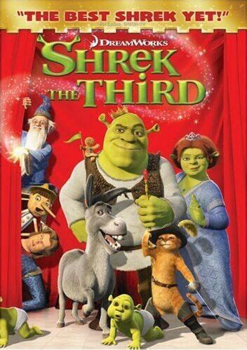 Shrek The Third 2007 Dvd Disc And Cover Art Only Good Used Condition