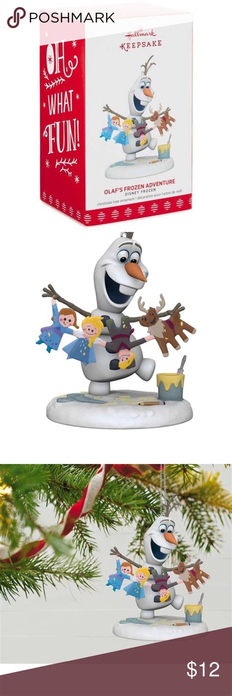 Hallmark Disney 2017 Olaf Frozen Ornament New New In Package Adorable