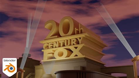 20th Century Fox Intro 3d Blender Animation Animations Blender