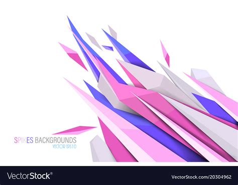 Pink colors spikes backgrounds Royalty Free Vector Image
