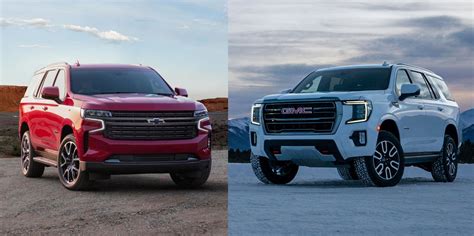 Compare the chevrolet suburban, chevrolet tahoe, and gmc yukon side by side to see differences in performance, pricing, features and more. How the 2021 Chevy Tahoe and GMC Yukon Are the Same—and ...