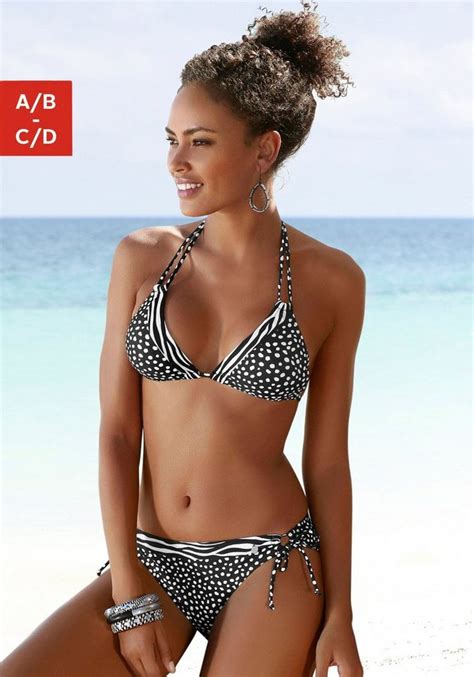 Lascana Triangel Bikini Top Safari Im Mustermix Otto