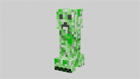 Minecraft Creeper 3d Model Cgtrader