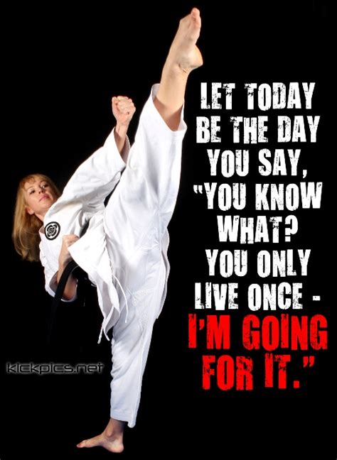 Quotes About Kicking Martial Art Quotesgram