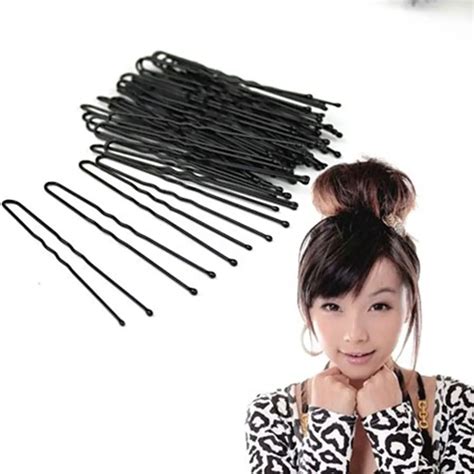 100pcs Hair Pin U Shaped Decorative Metal Headdress Hair Clips Bobby Pin Hairpins For Girls