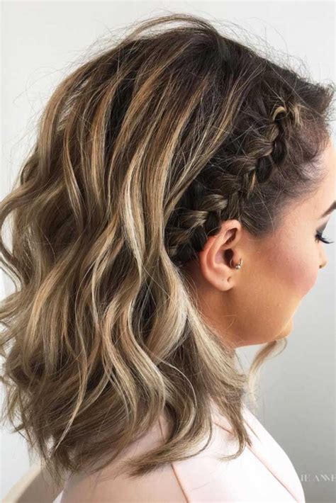 30 Cute Braided Hairstyles For Short Hair Hair Lengths