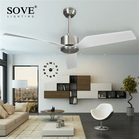 Added compare light wave led ceiling fan uu555457 2020 Sove Modern White Ceiling Fans Without Light Remote ...