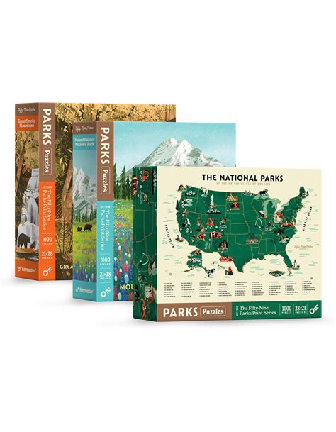 national parks puzzles fifty nine parks