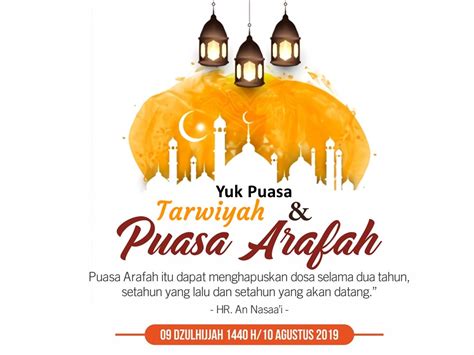 Puasa Arafah Dan Tarwiyah Newstempo