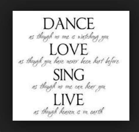 Dance Love Sing Live Lettering Quotes Vinyl Lettering Live Laugh Love