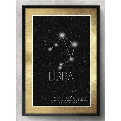 Quadro Decorativo Signo Constela O Libra Fran Adesivos De Parede