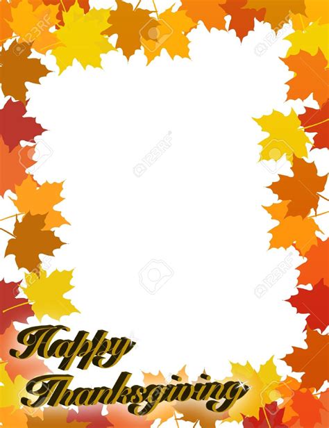 Thanksgiving Border Clipart Free Download On Clipartmag