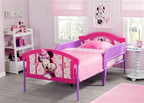 Disney Minnie Mouse Plastic 3d Footboard Twin Bed By Delta Children For