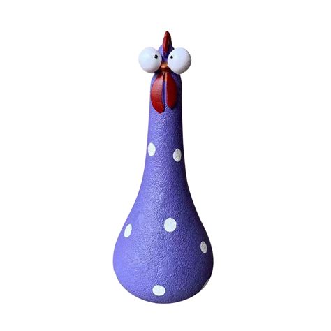 Qiiburr Yard Statues Outdoor And Garden Silly Chicken Decorsilly