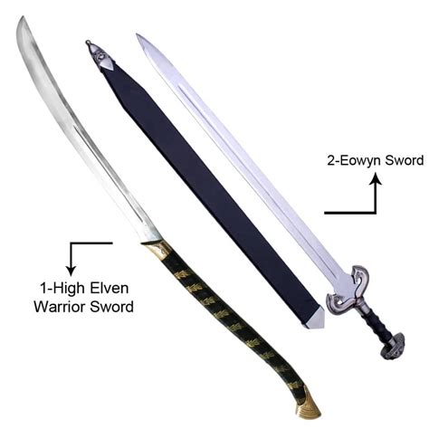 High Elven Warrior Sword And Eowyn Sword Swordskingdom