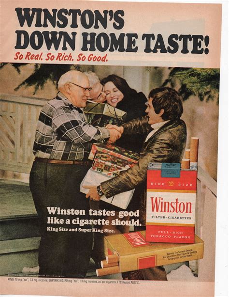 Winston Cigarettes Vintage Full Page Print Ad December On Ebid United States