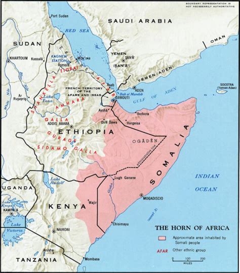 The Horn Of Africa Map