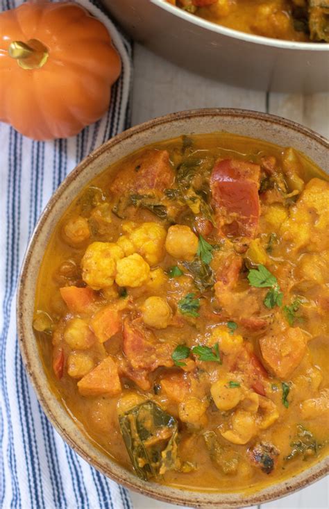 Pumpkin Coconut Curry Soup With Chickpeas Wine A Little Cook A Lot