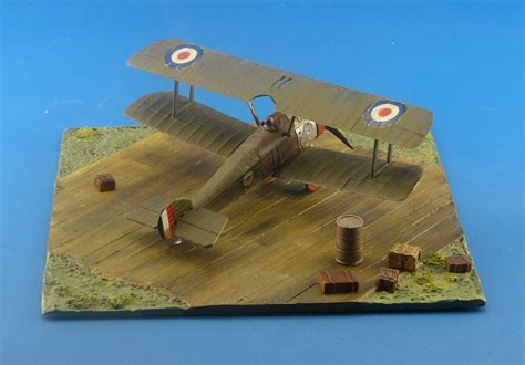 172 Wwi Diorama Display Wooden Planks Airplane Scale Models Kits D20