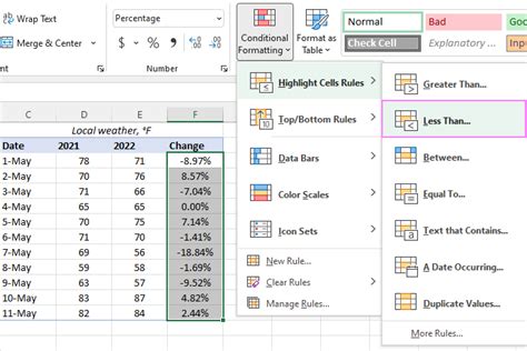 Excel Conditional Formatting Tutorial With Examples