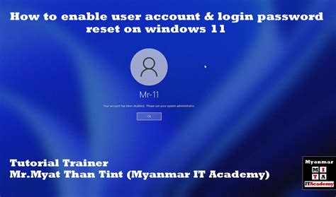 How To Enable User Account And Login Password Reset On Windows 11