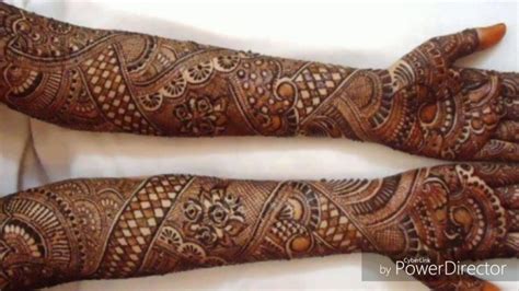 Traditional Rajasthani Bridal Henna Mehndi Design Full Hand Marwari