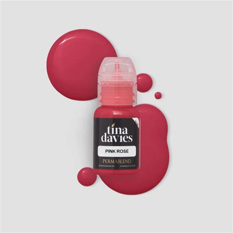 Tina Davies I ️ Ink Lip Pigments Pink Rose Perpetual Permanent Makeup