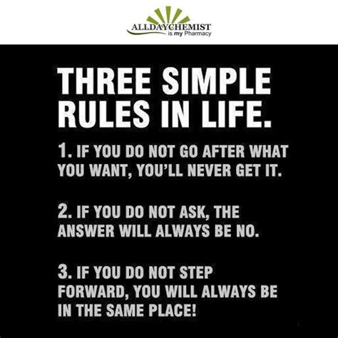3 Simple Rules For Life Healthy Life Quotes Daily Inspiration
