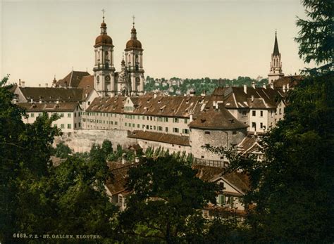 St. Gallen. Kloster St. Gallen. by Photographie originale / Original ...