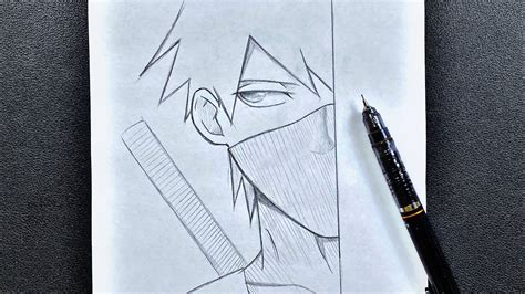 Details Naruto Half Face Drawing Seven Edu Vn