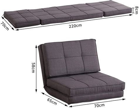 4 in 1 adjustable sofa bed folding convertible chair/ottoman arm chair sleeper bed $ 368 00 /piece. Homcom Single Sofa Bed Fold Out Guest Chair Foldable Futon ...